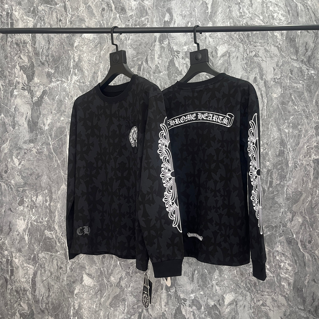 Chrome Hearts Long-Sleeve T-shirt Sweatshirt K9019